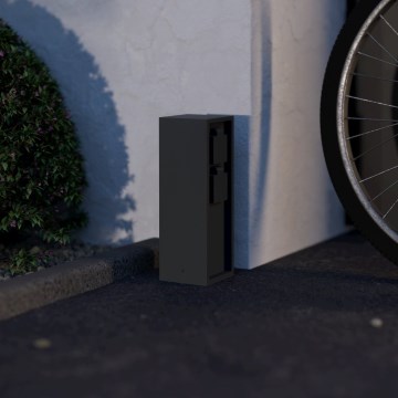 Eglo - Outdoor SCHUKO Socket Post IP54, Anthracite