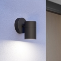 Eglo - Outdoor wall light 1x GU10/28W/230V IP44 black