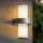 EGLO - Outdoor wall light 2xE27/60W silver/white IP44