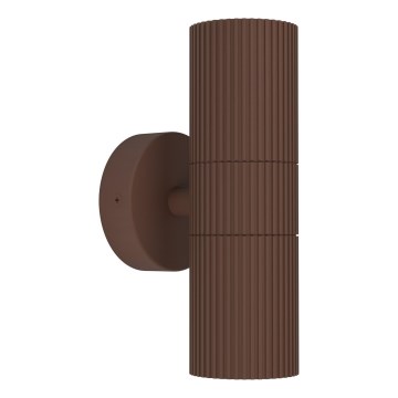 Eglo - Outdoor Wall Light 2xGU10/28W/230V IP44 Brown