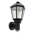 Eglo - Outdoor wall light with a sensor 1xE27/28W/230V IP44