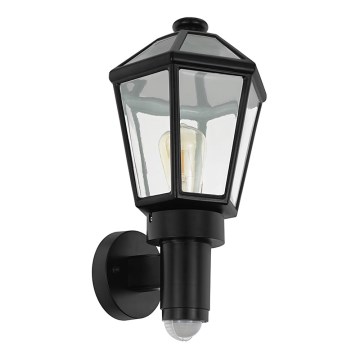 Eglo - Outdoor wall light with a sensor 1xE27/28W/230V IP44