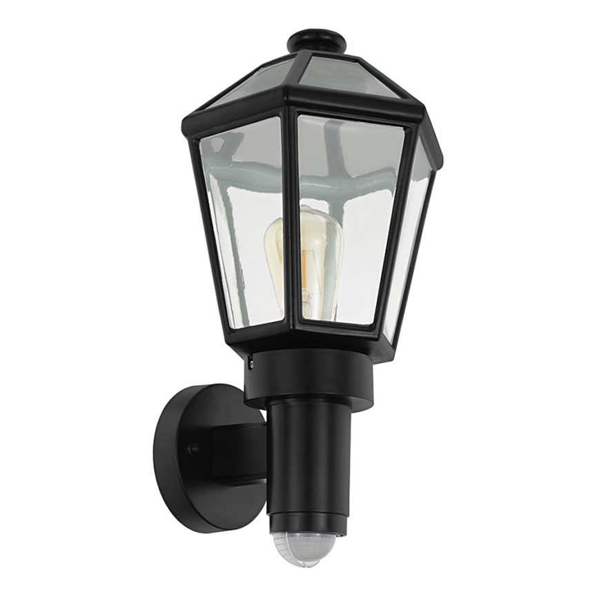 Eglo - Outdoor wall light with a sensor 1xE27/28W/230V IP44