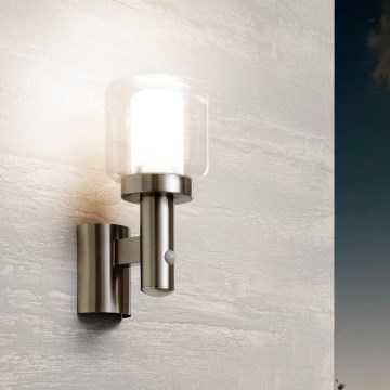 Eglo - Outdoor wall light with a sensor 1xE27/40W