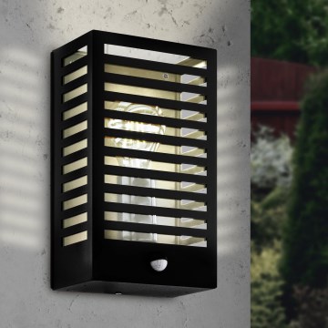 Eglo - Outdoor wall light with a sensor 1xE27/60W/230V IP44