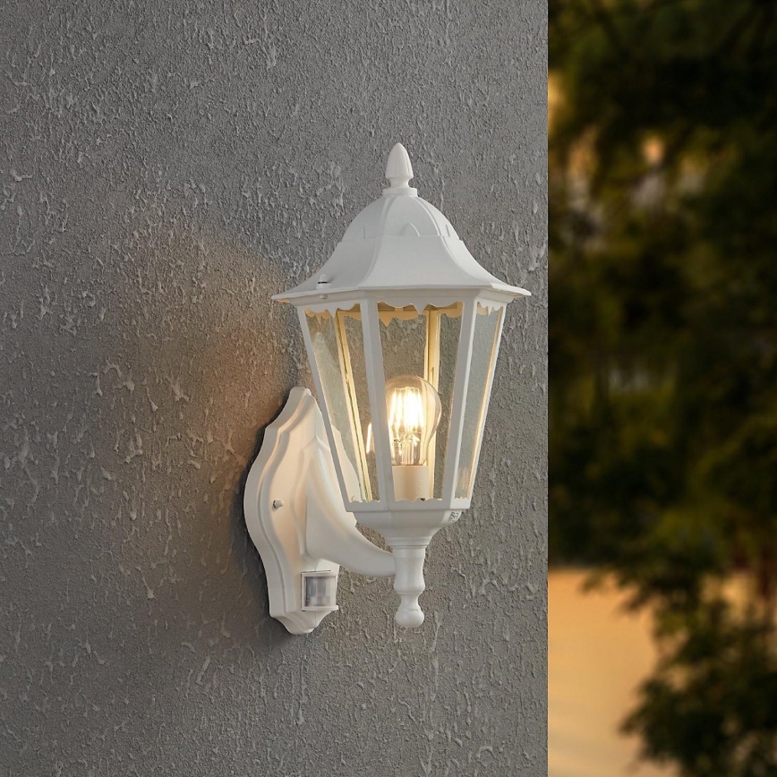 Eglo - Outdoor wall light with a sensor 1xE27/60W/230V IP44