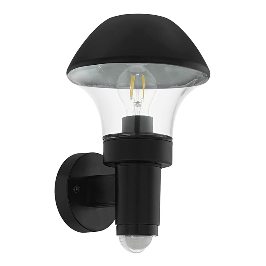 Eglo - Outdoor wall light with a sensor 1xE27/60W/230V IP44