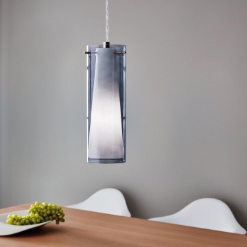 Eglo - Pendant chandelier 1x E27/60W smoky
