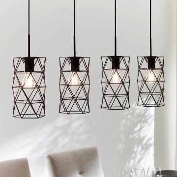 Eglo - Pendant light 4xE27/60W/230V