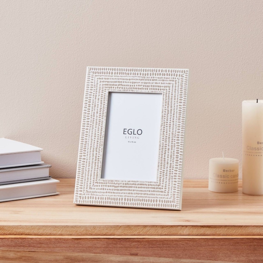 Eglo - Photo frame 10x15 cm creamy