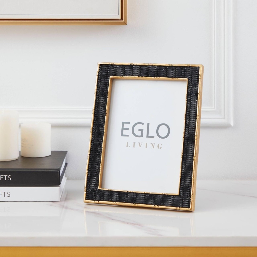 Eglo - Photo frame 13x18 cm black/gold