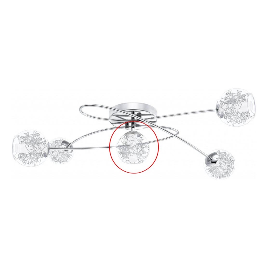 Eglo - Replacement glass for ceiling light LORDELO d. 18 cm