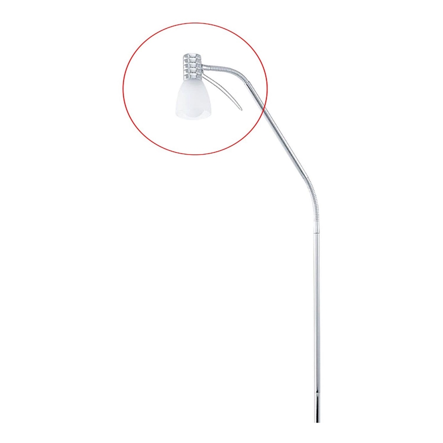 Eglo - Replacement glass for floor lamp PRINCE white