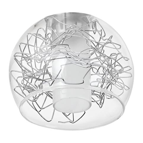 Eglo - Replacement glass for wall and ceiling light BASENTO d. 9 cm