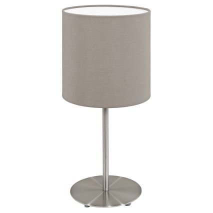 Eglo - Replacement lampshade for table lamp PASTERI grey d. 14,7 cm