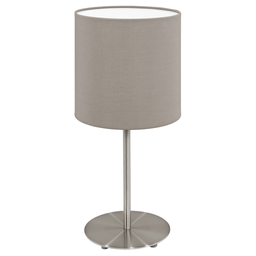 Eglo - Replacement lampshade for table lamp PASTERI grey d. 14,7 cm