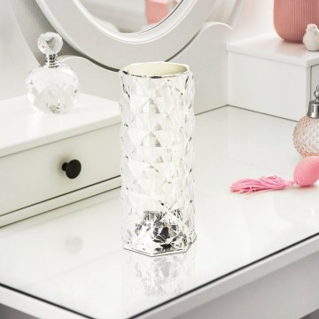 Eglo - RGB LED Dimmable Touch-Sensitive Rechargeable Table Lamp, LED/800 mAh, Clear