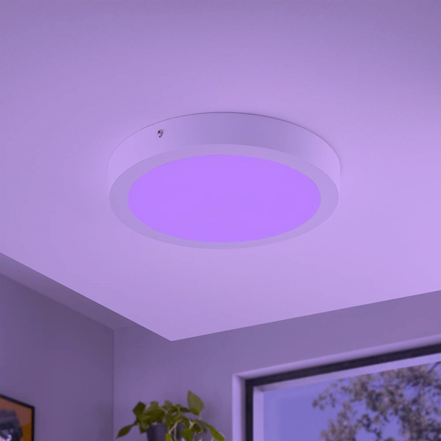 Eglo - RGBW Dimmable ceiling light FUEVA-C LED/21W/230V