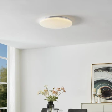 Eglo - RGBW LED Dimmable Ceiling Light, 25 W LED, 230 V, 2700–6500 K, Ø 50 cm