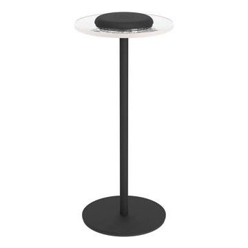 Eglo - RGBW LED Dimmable Rechargeable Touch Table Lamp, LED/5V, 2000 mAh, Black