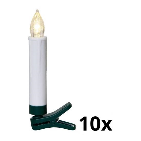 Eglo - SET 10x LED Lighting for Christmas tree 1xLED/0,06W/1xAAA