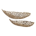 Eglo - SET 2x Decorative tray 44/61 cm gold