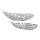 Eglo - SET 2x Decorative tray 44/61 cm silver