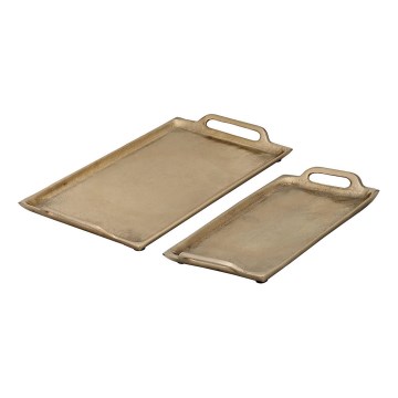 Eglo - SET 2x Decorative tray gold