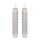Eglo - SET 2x LED Candle LED/1xAAA 15 cm grey