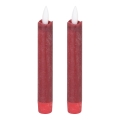 Eglo - SET 2x LED Candle LED/1xAAA 15 cm red
