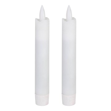 Eglo - SET 2x LED Candle LED/1xAAA 15 cm white