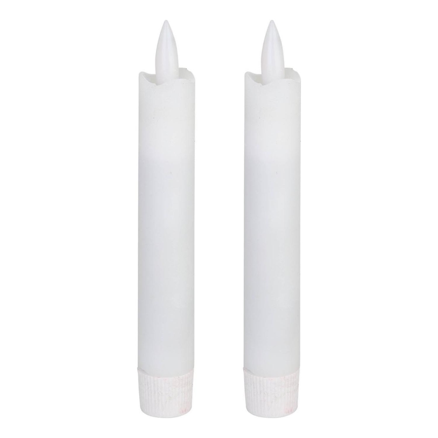 Eglo - SET 2x LED Candle LED/1xAAA 15 cm white