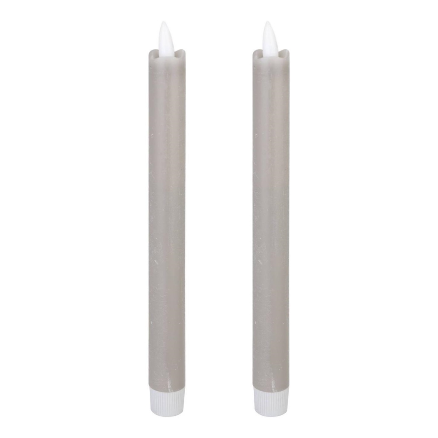 Eglo - SET 2x LED Candle LED/1xAAA 24,5 cm grey