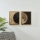 Eglo - SET 2x Painting on canvas 43x33 cm black/gold
