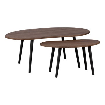 Eglo - SET 2x  Side table brown