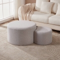 Eglo - SET 2x Stool d. 45,5/70 cm grey