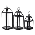 Eglo - SET 3x Lantern 56/41/25 cm black
