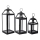 Eglo - SET 3x Lantern 56/41/25 cm black