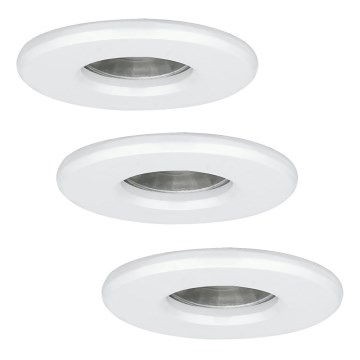 Eglo - SET 3x LED bathroom light IGOA 1xGU10/3,3W/230V IP44