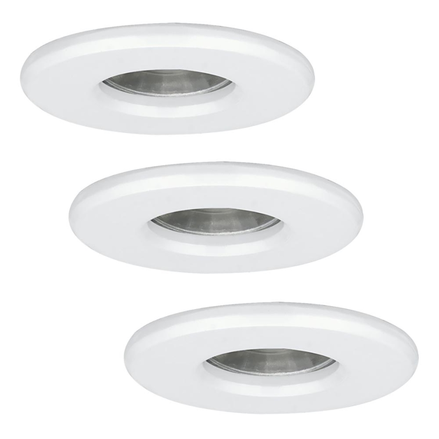 Eglo - SET 3x LED bathroom light IGOA 1xGU10/3,3W/230V IP44