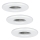 Eglo - SET 3x LED bathroom light IGOA 1xGU10/3,3W/230V IP44