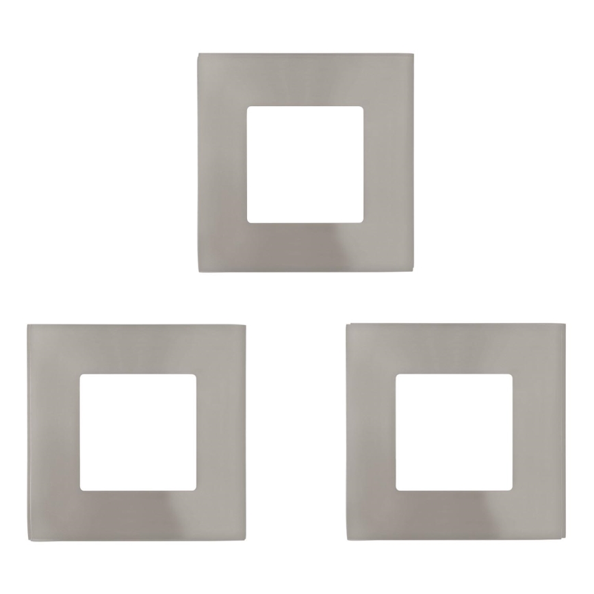 Eglo - SET 3x LED Recessed light FUEVA 1xLED/2,7W/230V