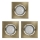 Eglo - SET 3x LED recessed light IGOA 3xGU10/5W/230V