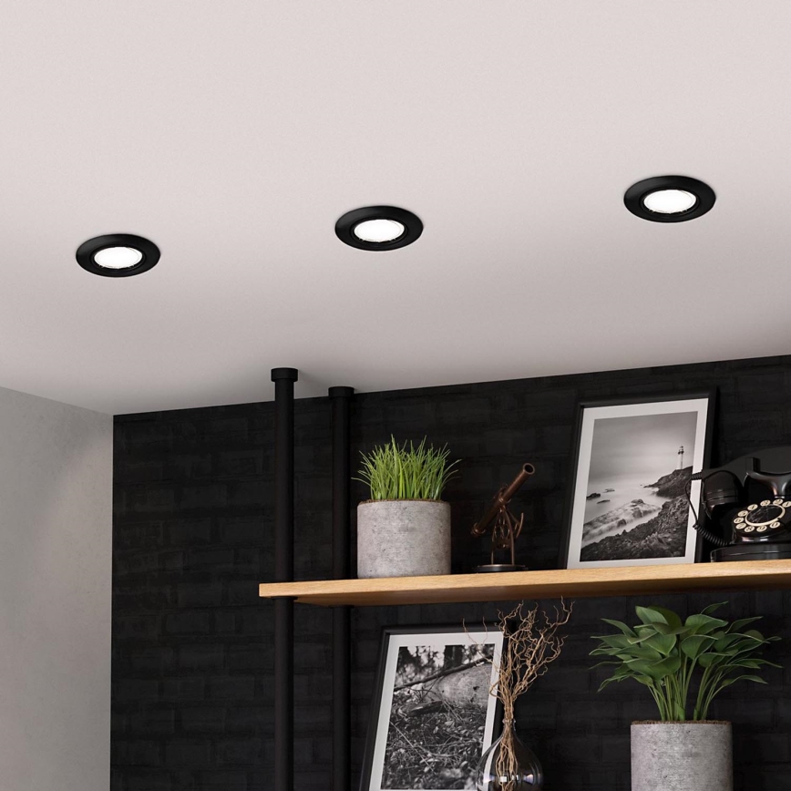 Eglo - SET 3x LED Recessed light PENETO 1xGU10/4,6W/230V