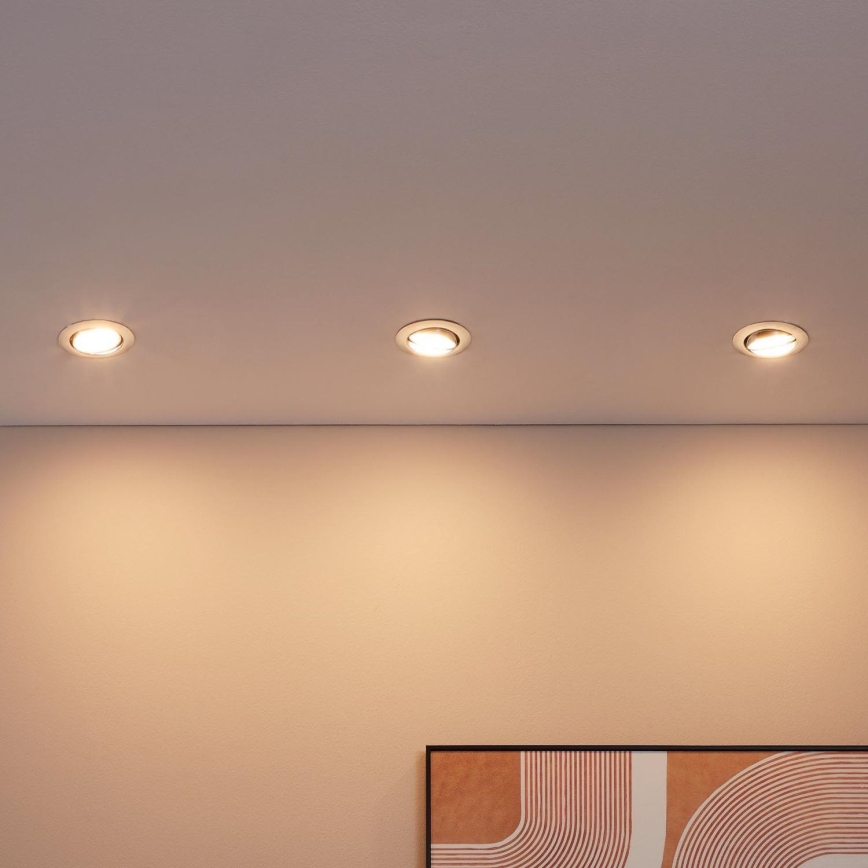 Eglo - SET 3x LED Recessed light PENETO 3xGU10-LED/5W/230V