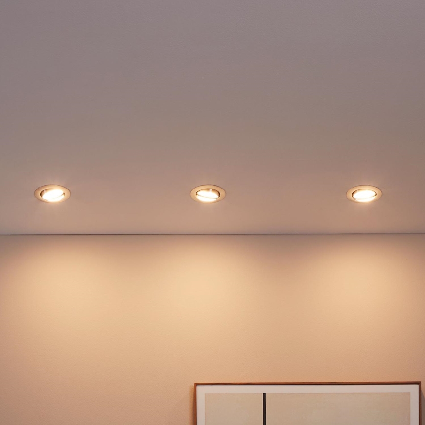 Eglo - SET 3x LED Recessed light PENETO 3xGU10-LED/5W/230V