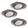 Eglo - SET 3x LED Recessed light TEDO 3xGU10-LED/5W/230V