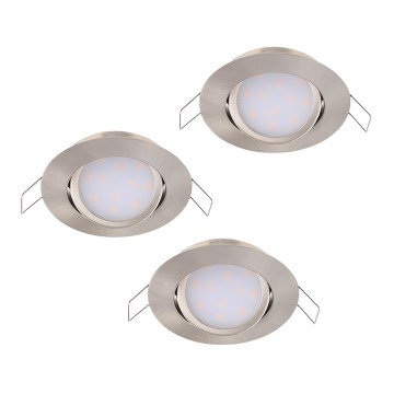 Eglo - SET 3x LED suspended ceiling light MUNIZ 1xLED/6W/230V