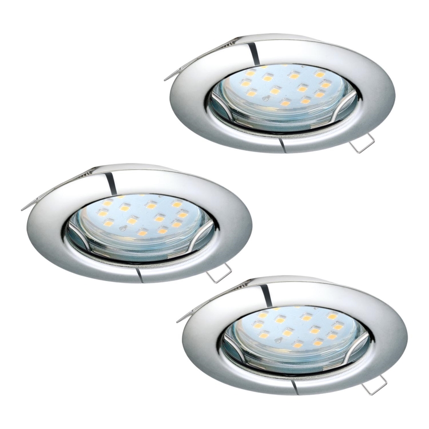 Eglo - SET 3x LED suspended ceiling light PENETO 3xGU10-LED/3W/230V