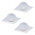 Eglo - SET 3x LED suspended ceiling light PINEDA 1xLED/6W/230V
